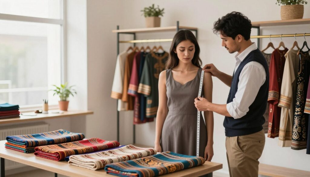 Measuring body for ethnic wear