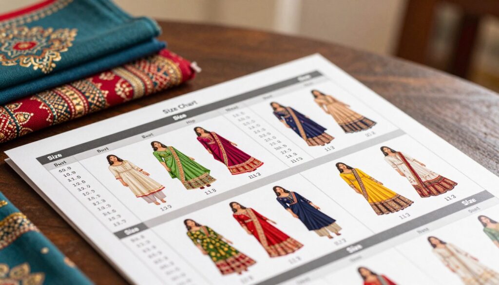 ethnic clothing size chart